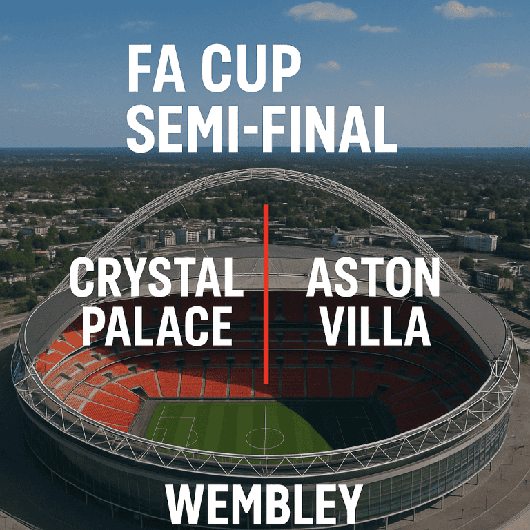 Inför semifinalen i FA-cupen – Crystal Palace mot Aston Villa på Wembley