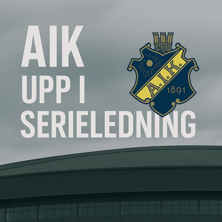 AIK upp i serieledning – målkalas och dramatik i Allsvenskans sjätte omgång