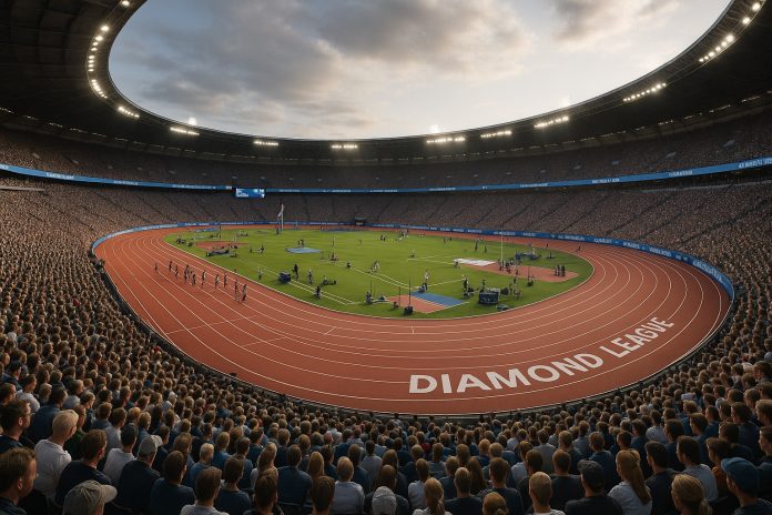 Fullsatt arena i Diamond League.