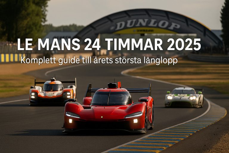 Le Mans 24 timmar 2025 – allt du behöver veta inför årets klassiska långlopp