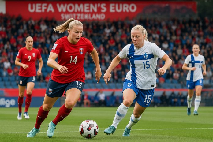Norge och Finland möts i damernas EM 2025.