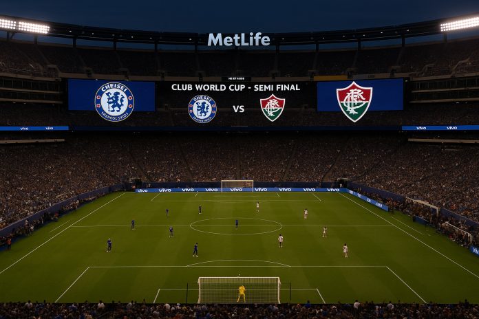 Chelsea och Fluminense ställer upp inför semifinalen i Klubblags-VM 2025 på MetLife Stadium