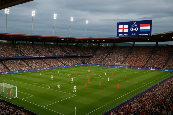 England och Nederländerna möts i EM 2025 på fullsatt arena i Schweiz