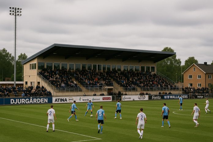 Djurgården i bortamatch mot Värnamo på Finnvedsvallen