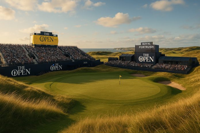 the open 2025 runda 2 - Banan ligger redo