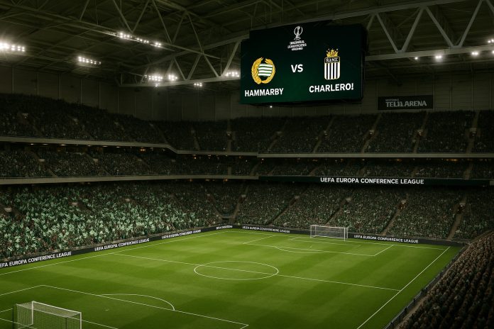 Hammarby mot Charleroi i Conference League-kvalet