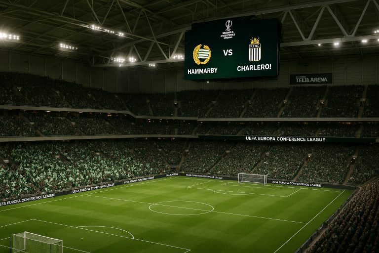 Hammarby – Charleroi: Se matchen i Conference League-kvalet