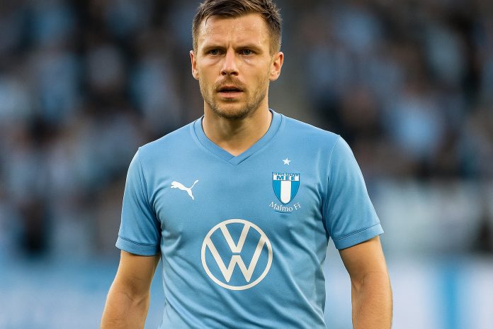 Malmö FF-spelare inför matchen mot Brommapojkarna i Allsvenskan 2025