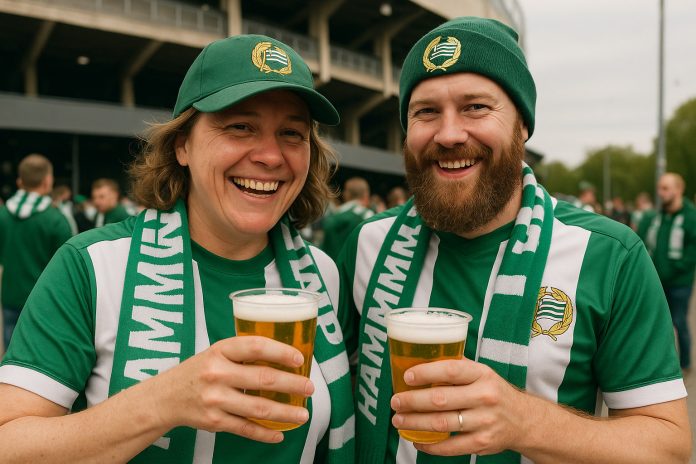 Värnamo Hammarby tv – Hammarbys supportrar inför matchen 27 juli