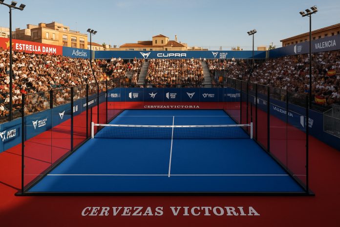 Tarragona P1 padel 2025 – centercourt med fullsatta läktare