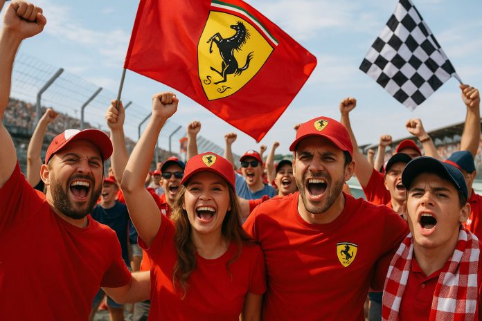 Startordning Belgien Grand Prix 2025 - Formel 1 fans som hejar