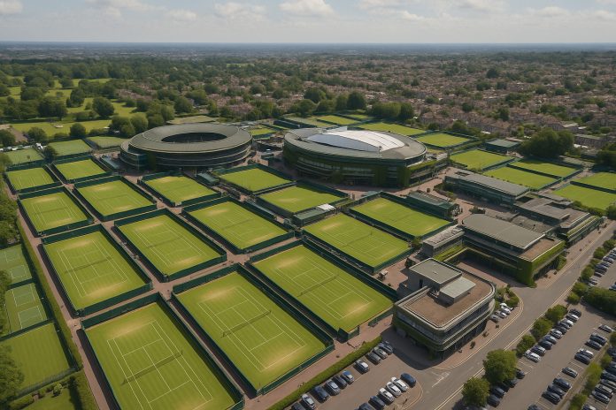 Banorna ligger redo i Wimbledon för sport på tv 8 juli 2025