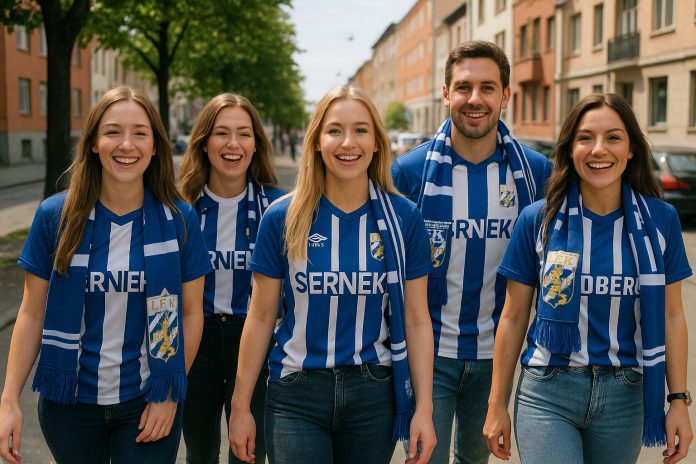 IFK Göteborg-supportar inför matchen – Sport på tv idag 28 juli