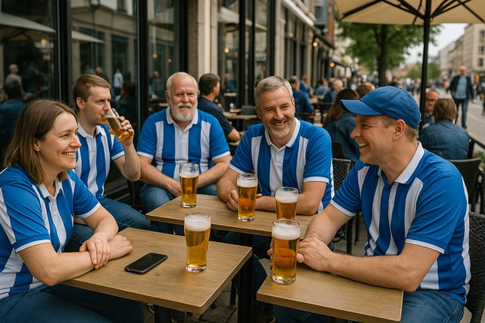 Supporters inför Göteborg Degerfors tv-match