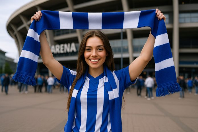 Sport på tv 11 augusti – fotbollssupporter utanför arenan