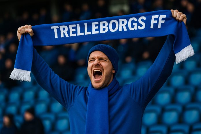 Oddevold Trelleborg tv – Trelleborgs FF-supporter på läktaren
