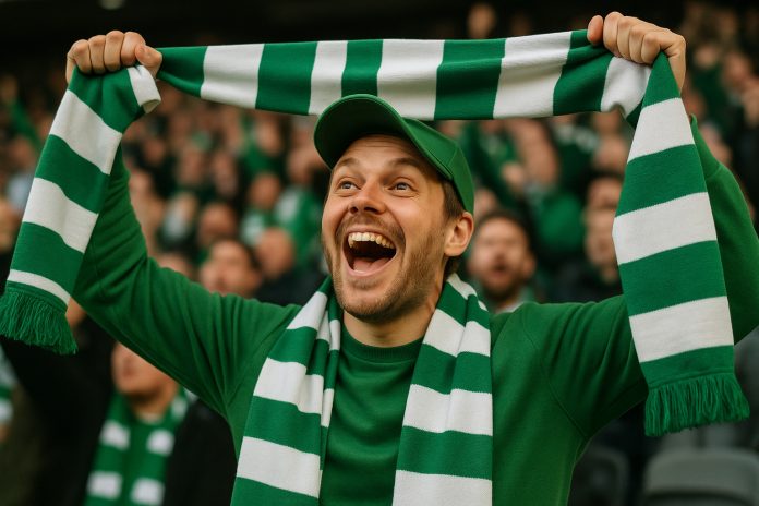 Piteå Hammarby tv – Hammarby-supporter på läktaren