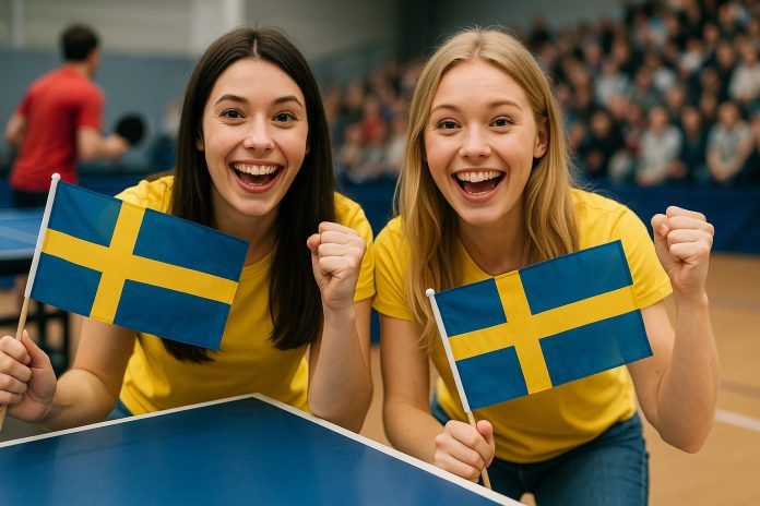 Svenska fans hejar på under Europe Smash Malmö SVT Play