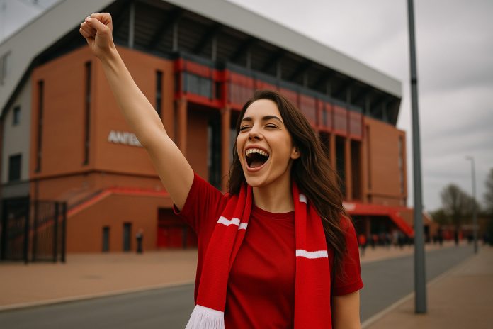 Liverpool mot Southampton i Ligacupen 2025 på Anfield