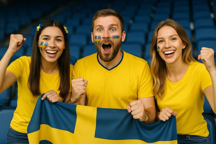 Sverige U21 mot Armenien U21 i EM-kval 2025 på Falkenberg Arena