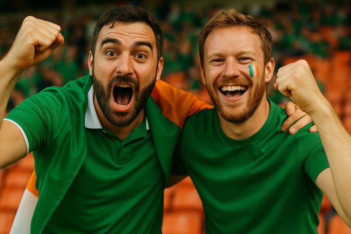 Irland mot Ungern i VM-kval 2025 på Aviva Stadium