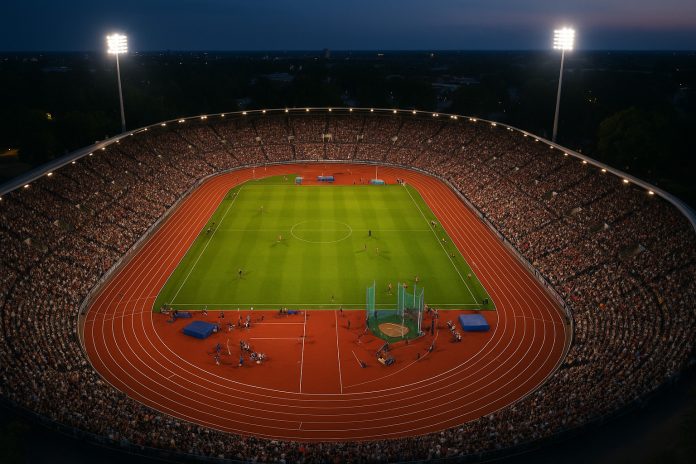 Armand Duplantis hoppar stavhopp vid VM i Tokyo 2025