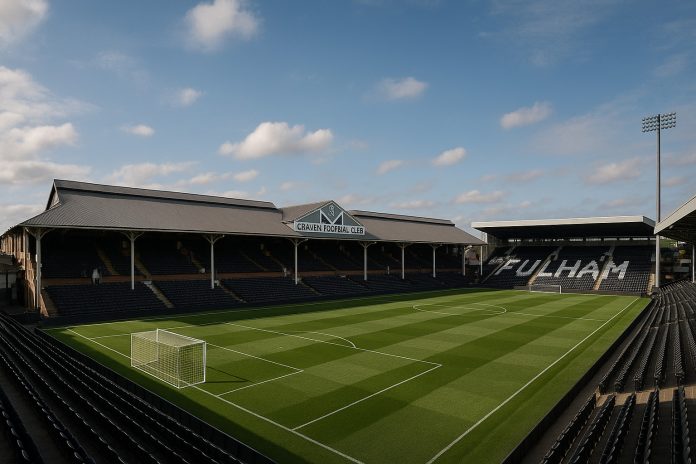 Alt-text: Fulham mot Arsenal på Craven Cottage – Premier League-match i oktober 2025.